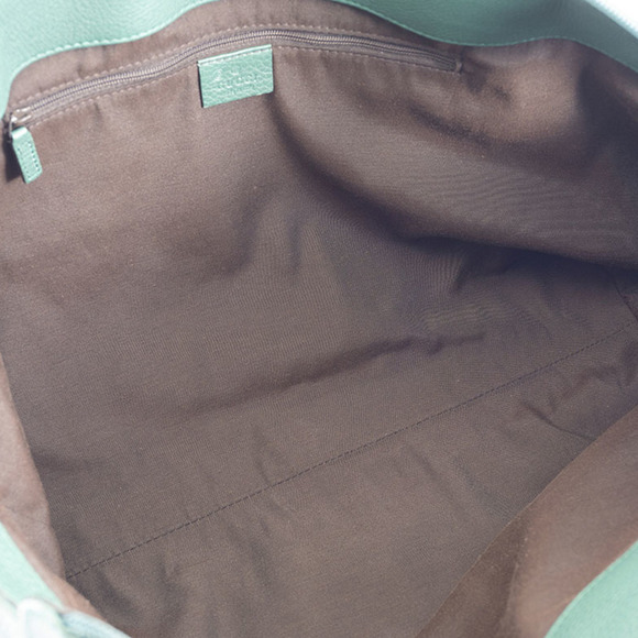 GUCCI Green Leather Shoulder Bag - Picture 9 of 10